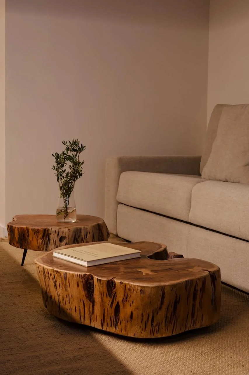 Living room with sofa and table
